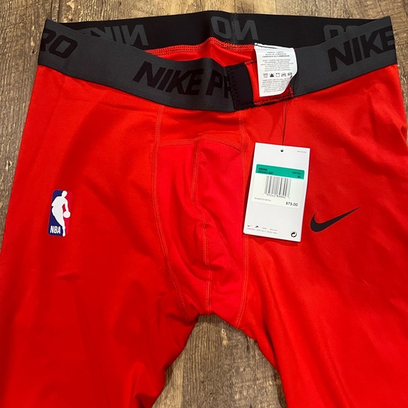 NIKE PRO NBA PLAYER 3/4 LENGTH BASKETBALL COMPRESSION PANTS XL DN1547-657 $75 - Picture 3 of 3